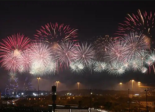 富民县焰火晚会